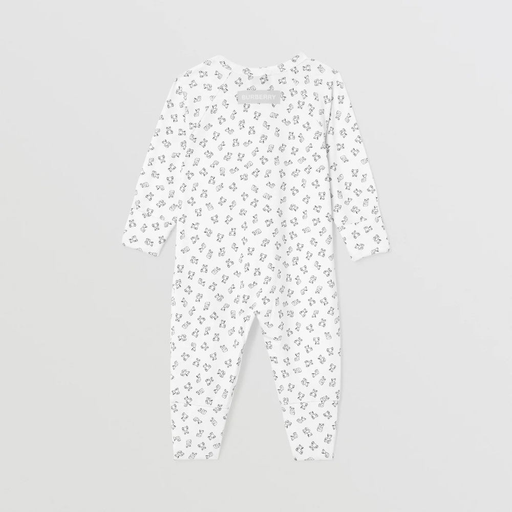 Burberry authentic baby unisex White boy girl pijama Kids One Piece